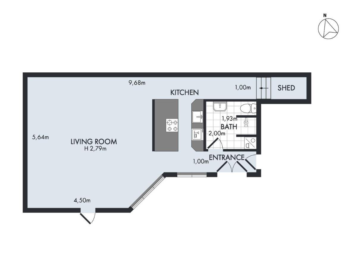 Sanders City - Spacious Studio Apartment København Eksteriør billede